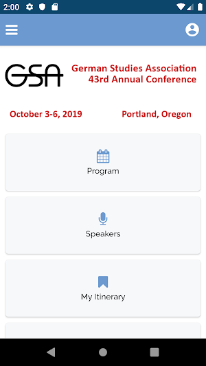 GSA Conference 2019 Screenshot 1