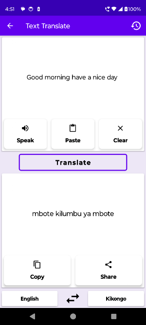 English To Kikongo Translator Screenshot 1