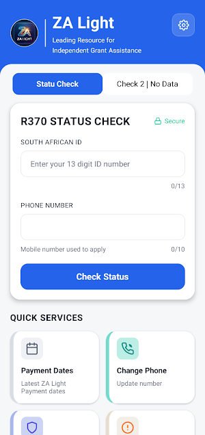 ZA light R370 Status Check Screenshot 0