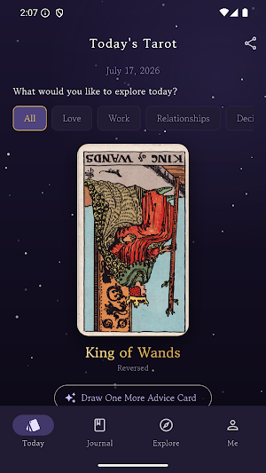 Tarot Diary: Daily Reading Screenshot 0