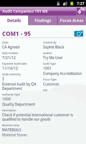 IFS Audit Companion 9 Screenshot 1