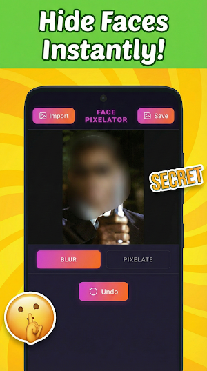 Face Pixelator: Censor & Blur Screenshot 1