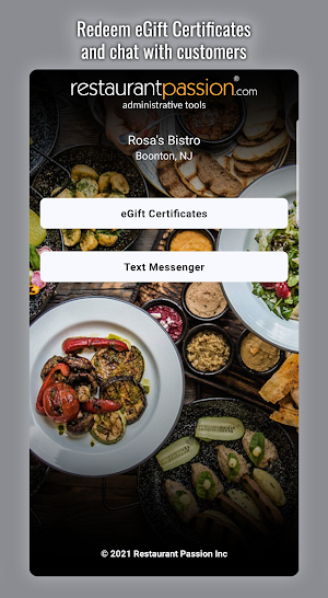 Restaurant Passion Admin Tools Screenshot 1