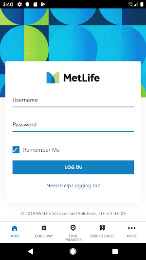 MetLife US App Screenshot 0