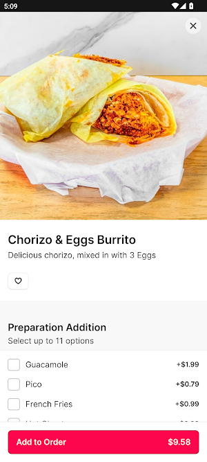 Rivas Taco Shop Screenshot 3