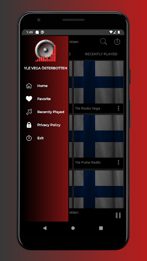 Yle Vega Österbotten Radio App Screenshot 2
