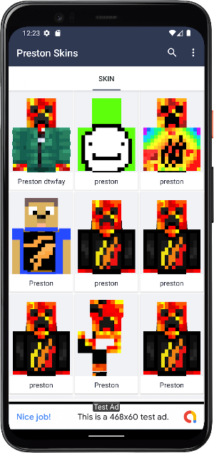 Preston Skins for Minecraft Screenshot 3