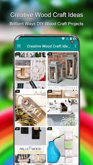 Creative Wood Craft Ideas Screenshot 1