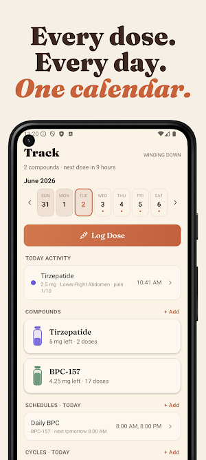 Peptide Tracker Calculator Pro Screenshot 2
