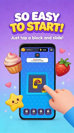 Picture Block Puzzle Slide Jam Screenshot 0