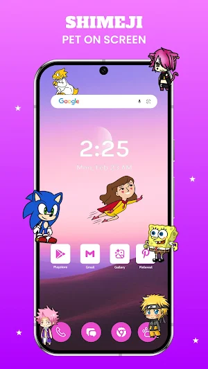 Shimeji Pet - Live Desktop Pet Screenshot 0