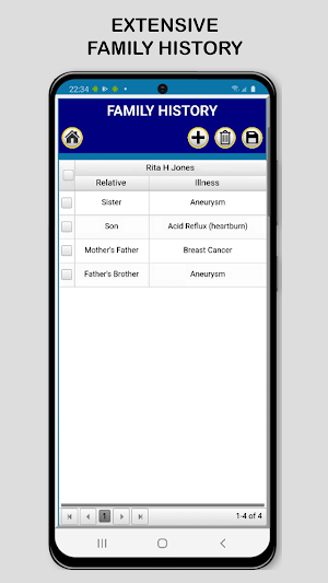 FAMILY MEDICAL DIARY Screenshot 3
