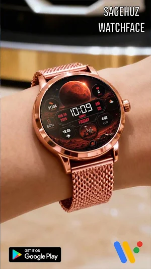 A136 Mars Watch Face Screenshot 2