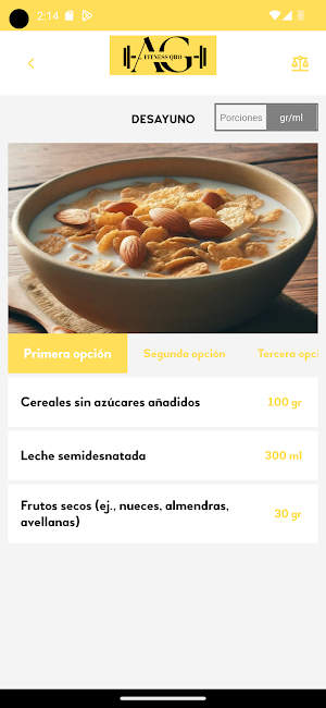 AG FITNESS QRO Screenshot 3