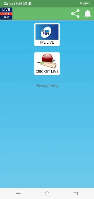Live IPL2020 Screenshot 1