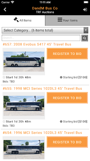 TRF Auctions Screenshot 3