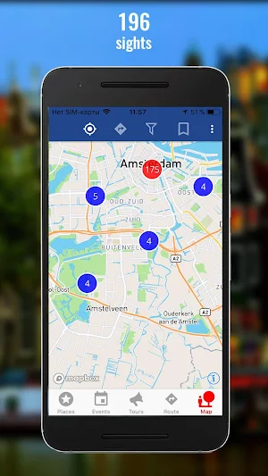 Amsterdam Travel Map Guide in  Screenshot 0