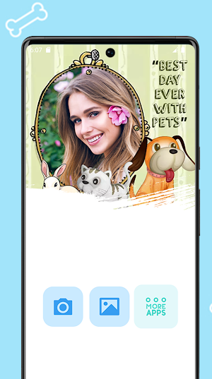 Pet Photo Frames Editor Screenshot 0