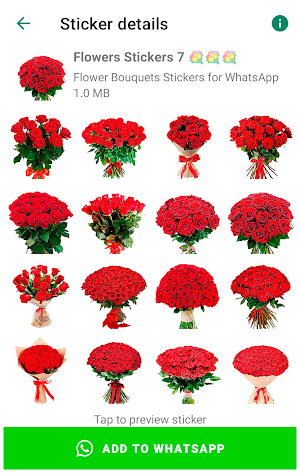 Flowers Stickers for WhatsApp Screenshot 1