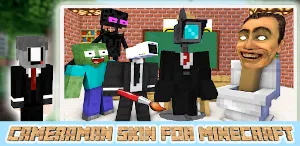 Cameraman Skin For Minecraft Screenshot 0