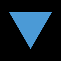 Blue Triangle by fibodo