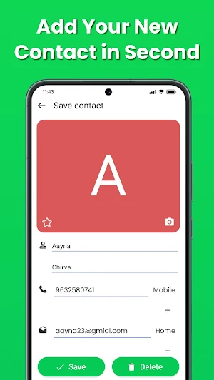 Contacts Screenshot 3