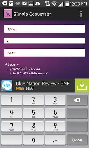 Simple Unit Converter Screenshot 3