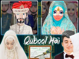 Hijab Muslim Wedding Girl Big Arranged Marriage Screenshot 0