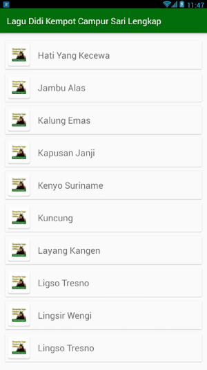 Lagu Didi Kempot Campur Sari Offline + Lirik Screenshot 1