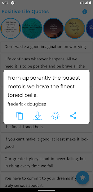 Positive Life Quote and Saying Screenshot 2