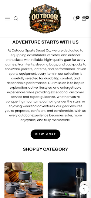 Outdoor Sports Depot Co Screenshot 1