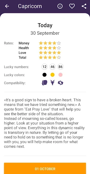 Capricorn Horoscope Screenshot 0