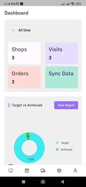 Consus Sale Person Order App Screenshot 1
