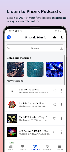 Phonk Music: Radio & Podcast Screenshot 1
