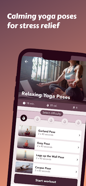 Yoga Poses for Relaxation Screenshot 2