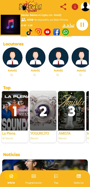 Radio Polvora Screenshot 1