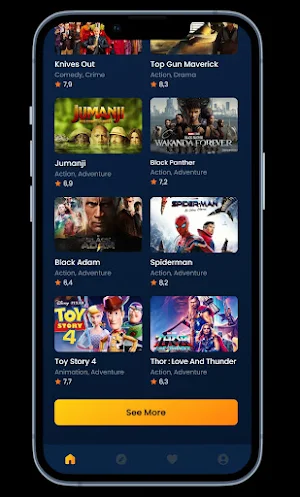 Wovie Movies and Series Advice Screenshot 1