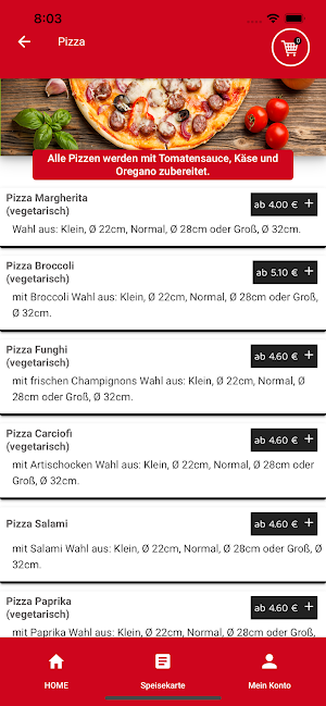Pizzeria Charlot Screenshot 2