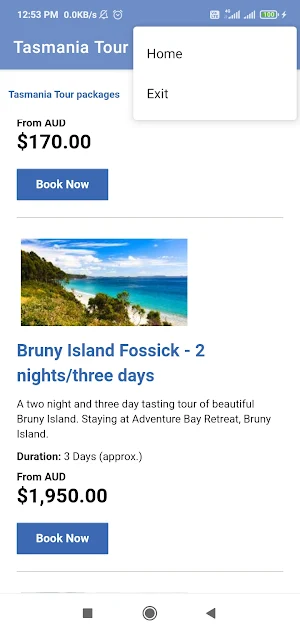 Tasmania Tour packages Screenshot 1