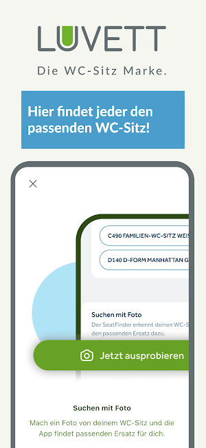 Luvett WC-Sitz Finder Screenshot 1