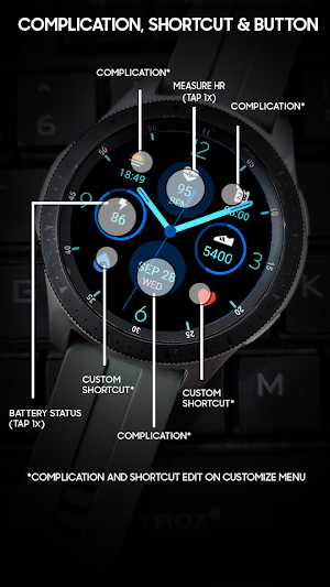 Thin 3 - Analog Watch Face Screenshot 1