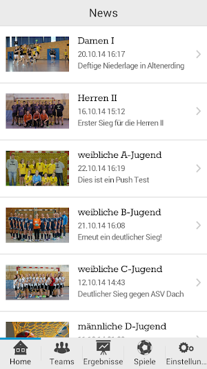 HSG Schwabkirchen Screenshot 1
