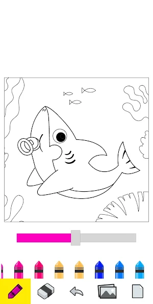 Baby Shark Coloring Book Screenshot 1