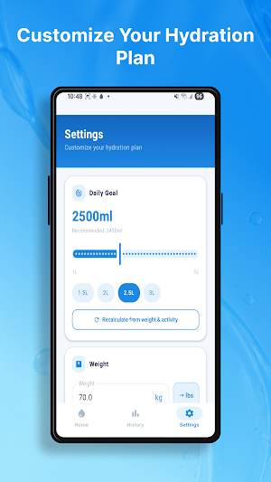 Hydrate: Water Reminder Screenshot 3