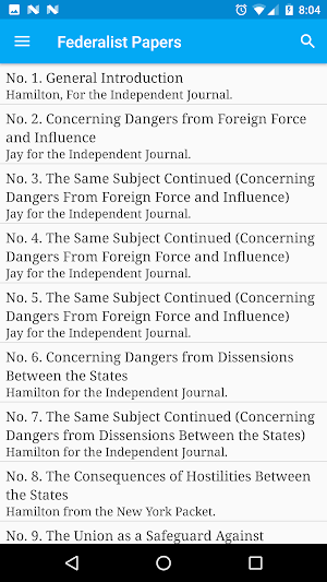 The Federalist Papers Screenshot 1