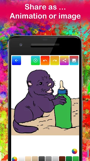 Baby Animals Coloring Screenshot 2