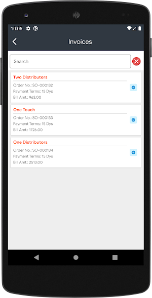 One Touch SFA Screenshot 3