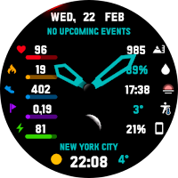 HybridSuperInfo Watch Face