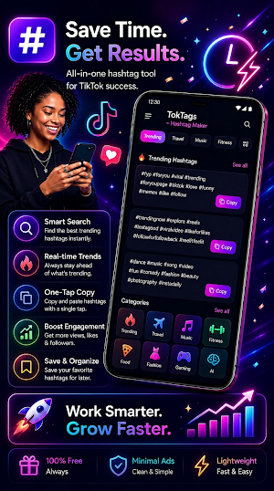 TokTags — Hashtag Maker Screenshot 1