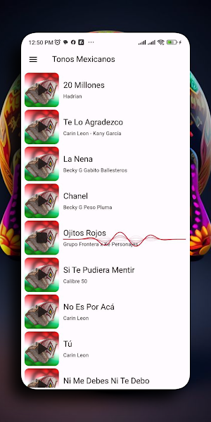 Ringtones Mexican Corridos Screenshot 2